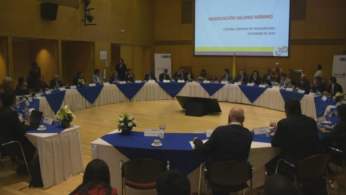 Negociación salario mínimo