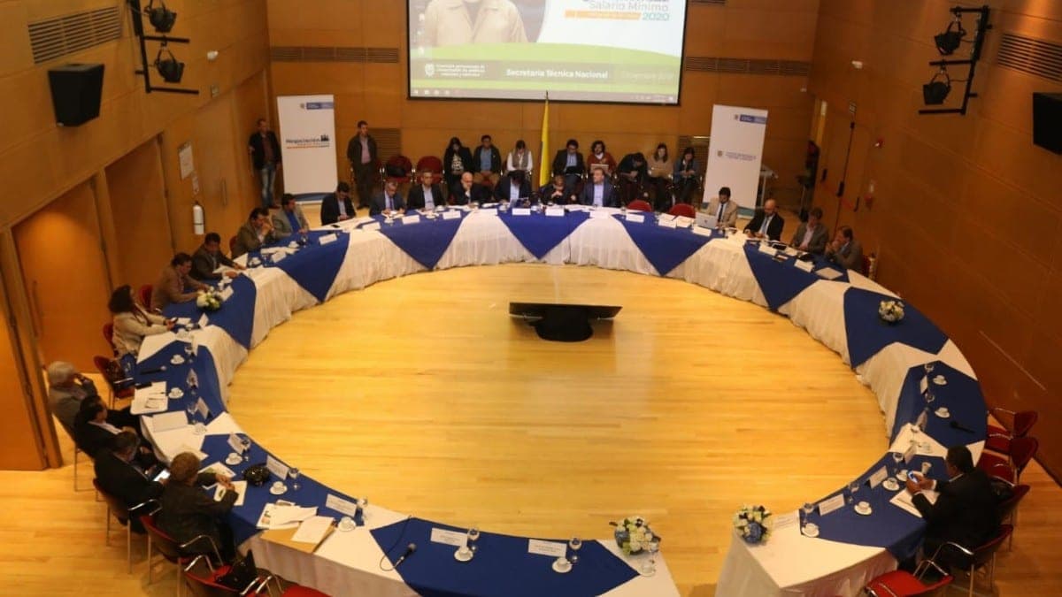 Mesa de concertación salario