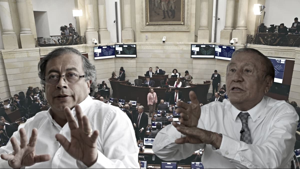 Petro y hernandez montaje Congreso