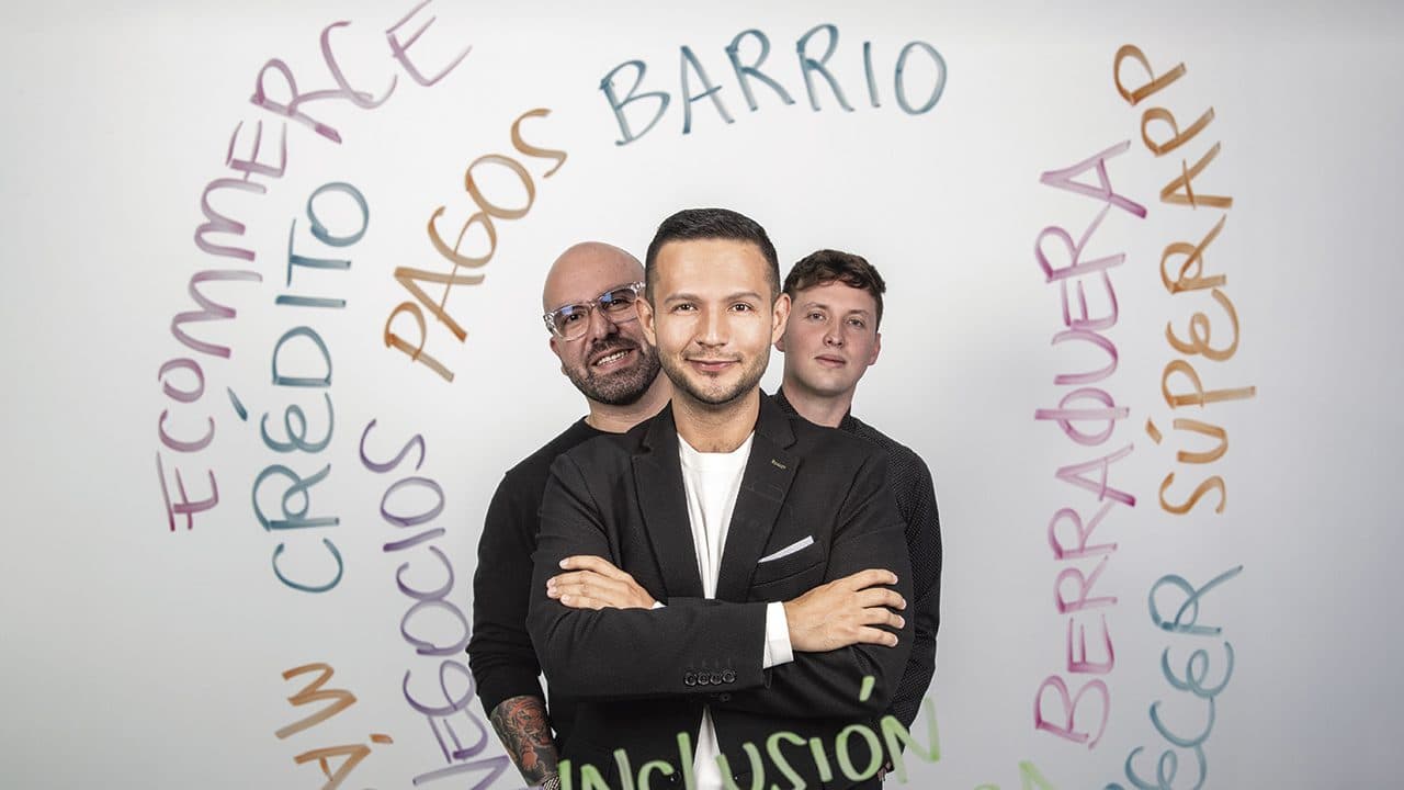 Veci. Diego Ríos, Camilo Dajer, y Fabián Corredor.