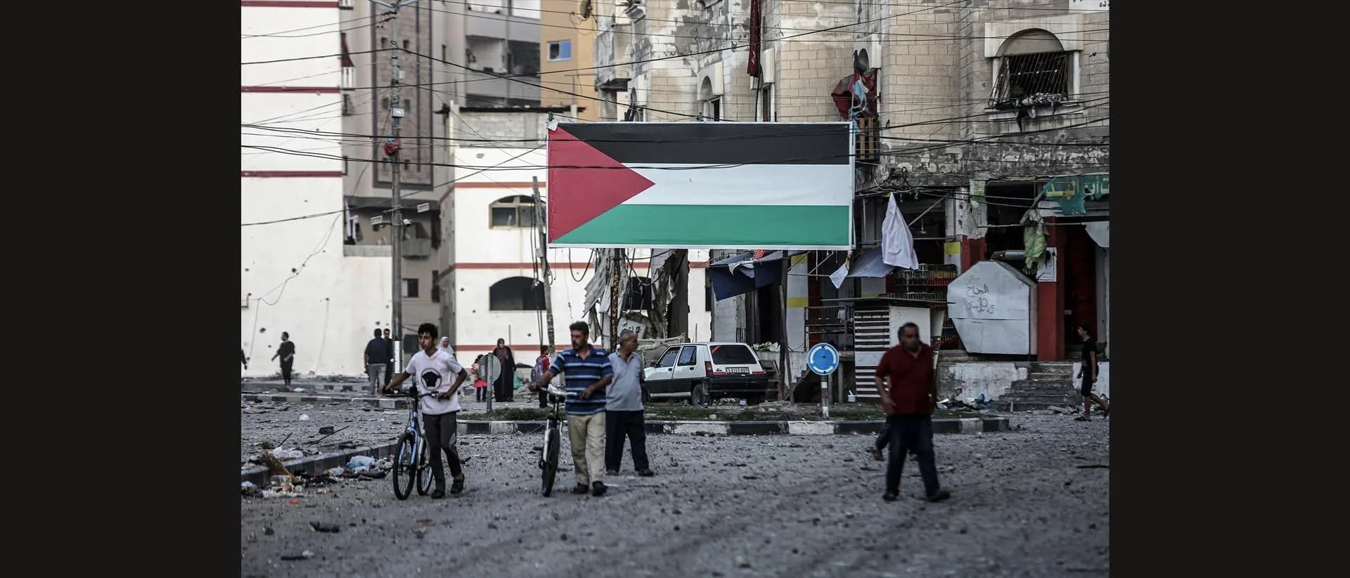 Ciudad de Gaza el 16 de octubre de 2023. ALI JADALLAH/ANADOLU/GETTY IMAGES