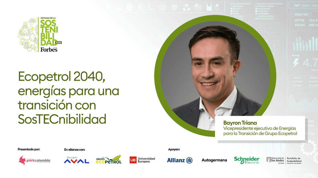 Bayron Triana, vicepresidente ejecutivo de Energías para la Transición de Grupo Ecopetrol