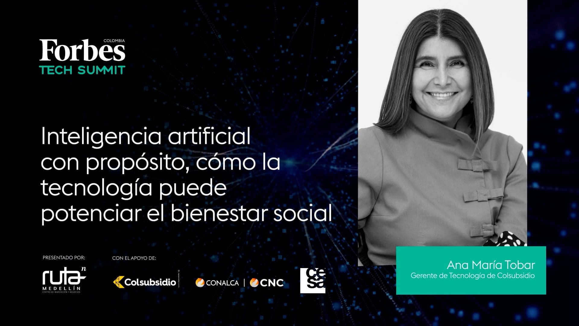 Ana María Tobar Garcés, gerente de Tecnología de Colsubsidio,