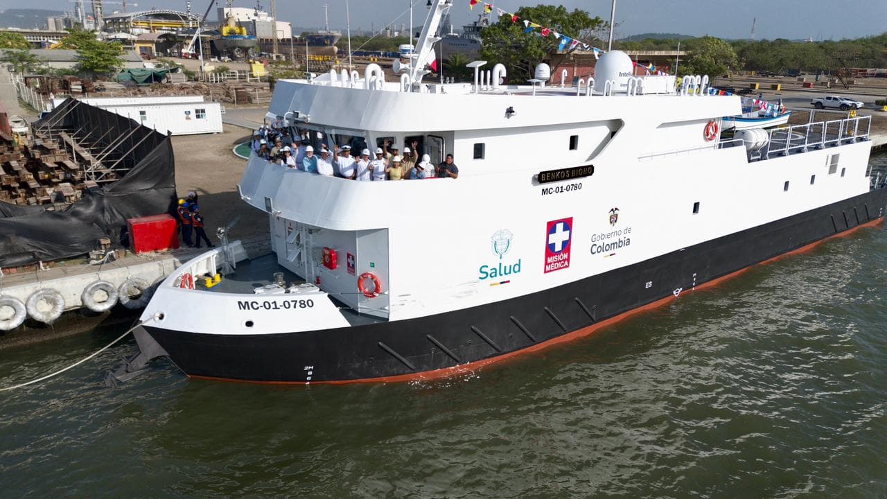 Buenaventura recibe el primer buque hospital de Colombia; así operará -  Forbes Colombia