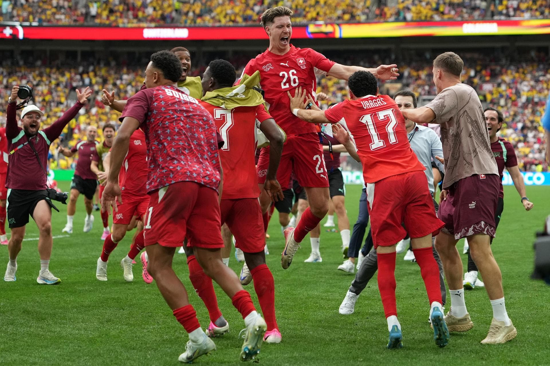 Suiza jugará en cuartos de final contra Argentina