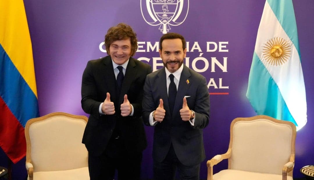 Así fue el encuentro entre Milei y De la Espriella antes de la posesión