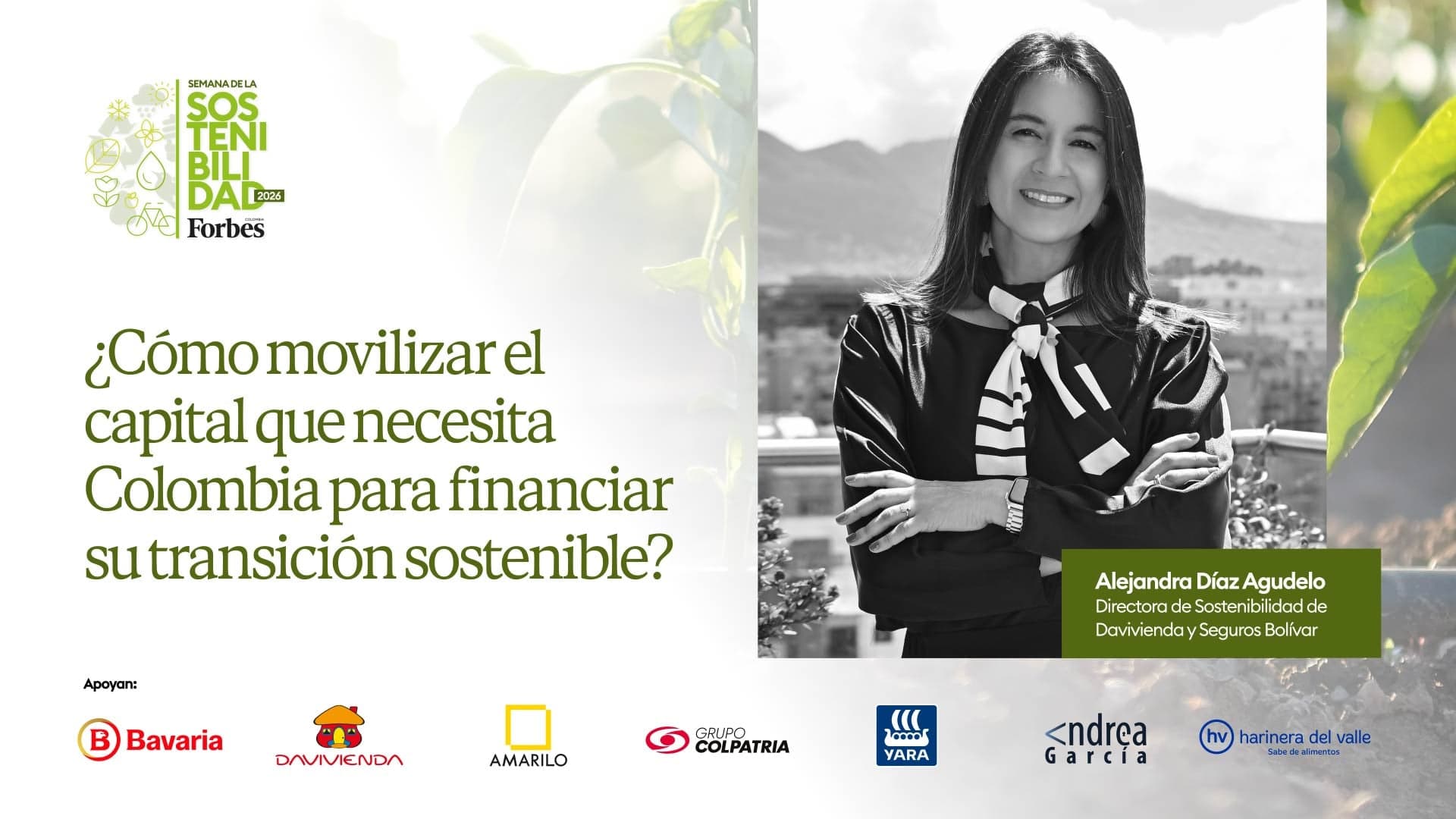 Alejandra Díaz Agudelo, directora de Sostenibilidad de Davivienda.
