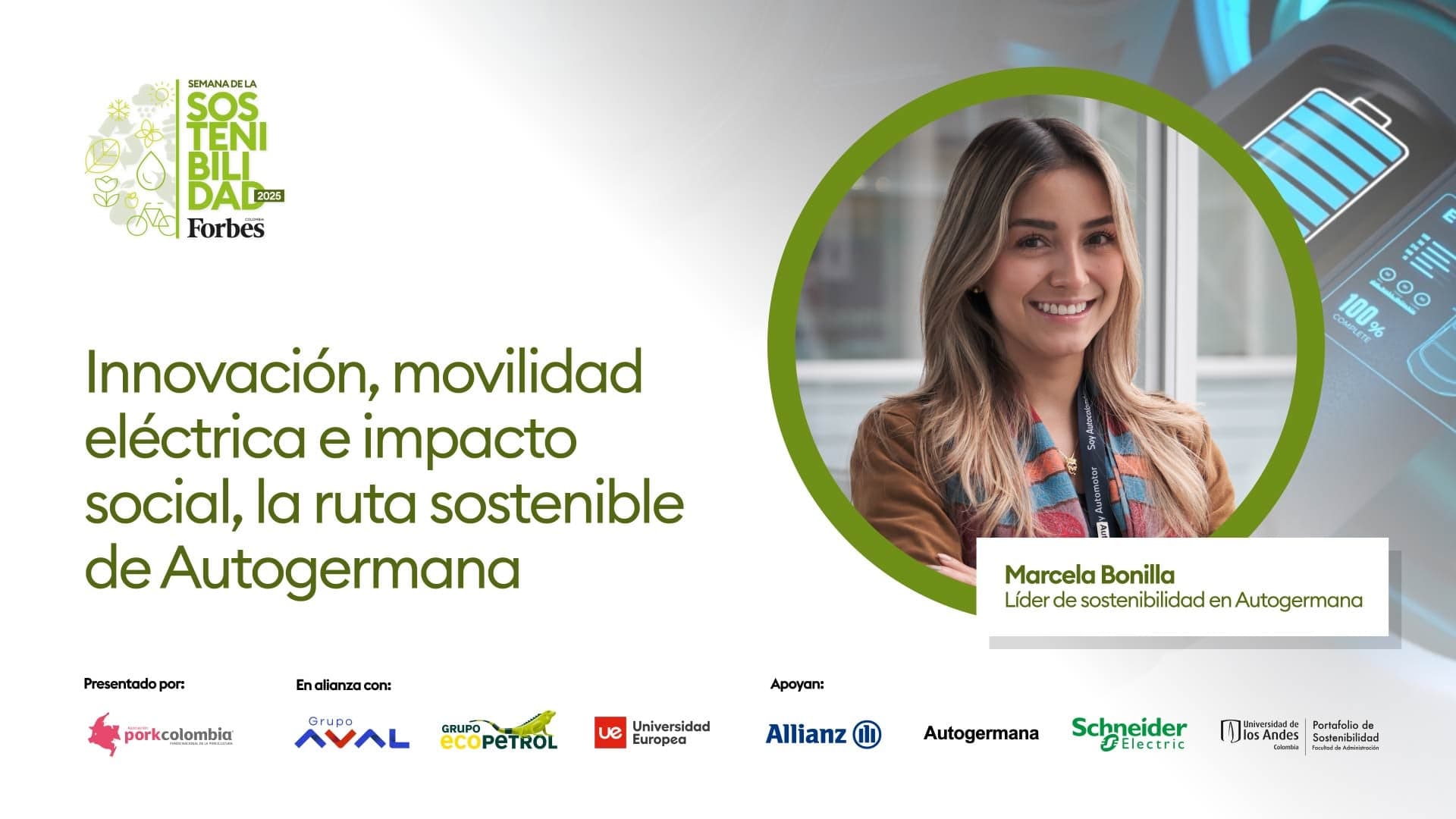 Marcela Bonilla, líder de sostenibilidad en Autogermana