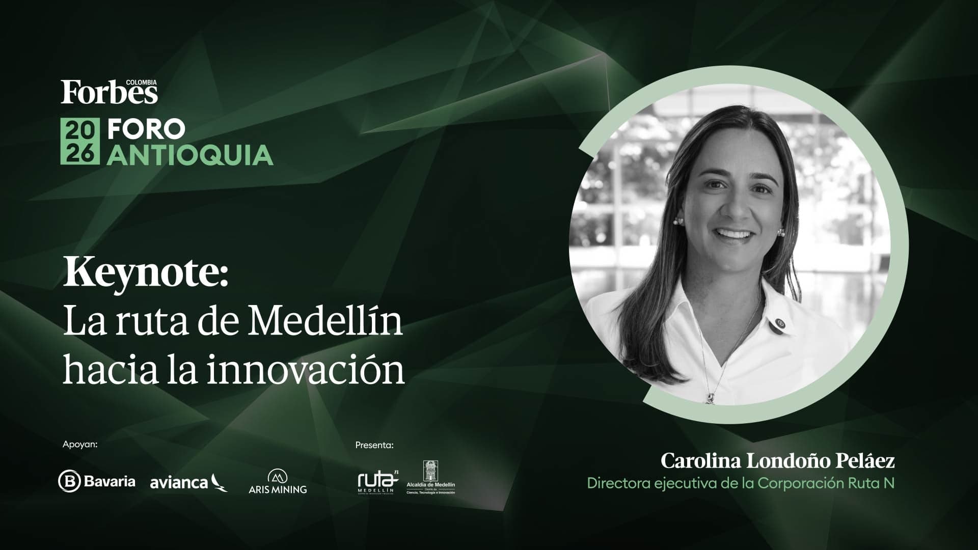 Carolina Londoño Peláez, directora ejecutiva de la Corporación Ruta N